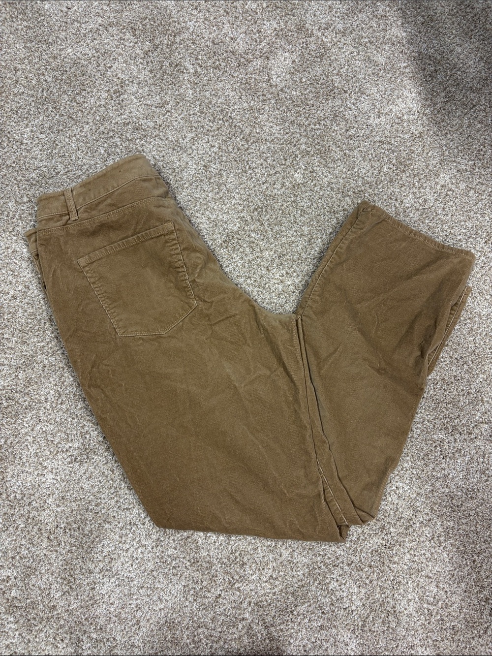 Coldwater creek tan corduroy pants size 14